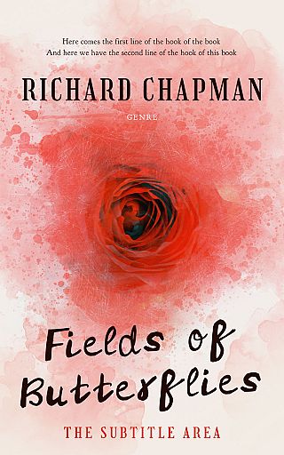 3D mockup of Beauty Bush #20703 - Premade Poetry Book Cover | BookCoverZone
