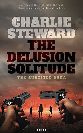 3D mockup of Kabul #20824 - Premade Horror Book Cover | BookCoverZone