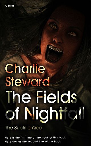 3D mockup of Night Rider #21017 - Premade Horror Book Cover | BookCoverZone