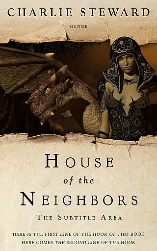 3D mockup of Grain Brown #21067 - Premade Fantasy Book Cover | BookCoverZone