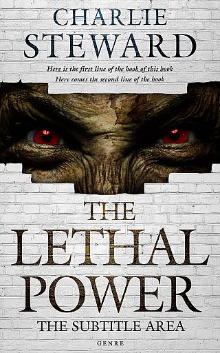 3D mockup of Oil #21083 - Premade Horror Book Cover | BookCoverZone