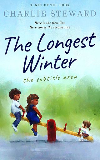 3D mockup of Jagged Ice #21206 - Premade Children's Book Cover | BookCoverZone