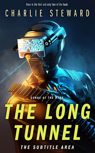 3D mockup of Shark #21238 - Premade Science Fiction Book Cover | BookCoverZone