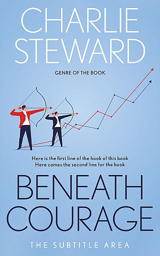 3D mockup of Regent St Blue #21381 - Premade Business Book Cover | BookCoverZone