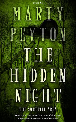 3D mockup of Pine Tree #21598 - Premade Horror Book Cover | BookCoverZone