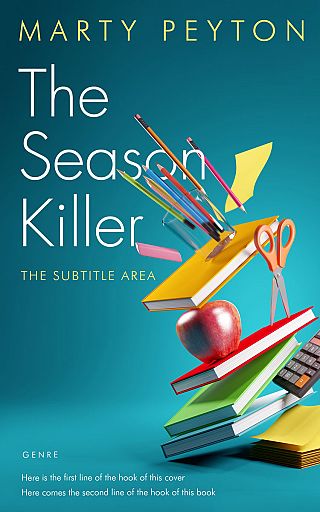 3D mockup of Surfie Green #21672 - Premade Science & Nature Book Cover | BookCoverZone