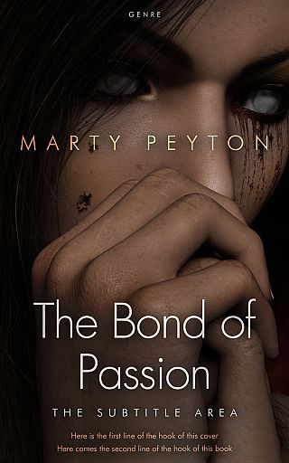 3D mockup of Oil #21684 - Premade Horror Book Cover | BookCoverZone