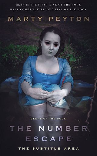 3D mockup of Shark #21767 - Premade Horror Book Cover | BookCoverZone