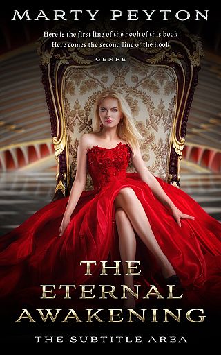 3D mockup of Contessa #21802 - Premade Fantasy Book Cover | BookCoverZone
