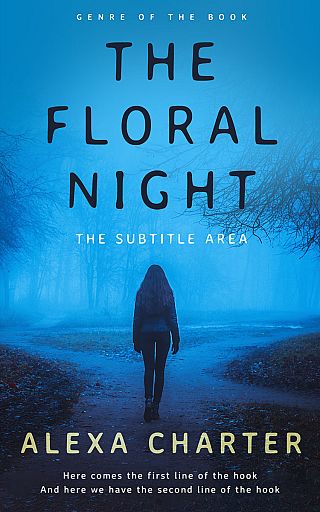 3D mockup of Curious Blue #21871 - Premade Mystery & Thriller & Suspense Book Cover | BookCoverZone
