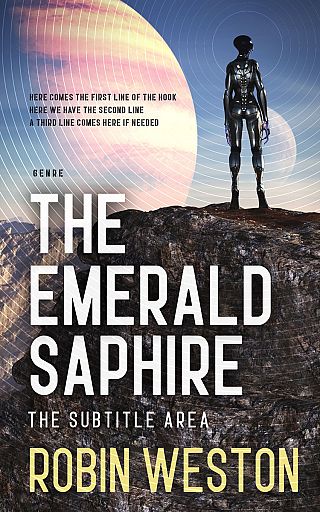 3D mockup of Bone #22604 - Premade Science Fiction Book Cover | BookCoverZone