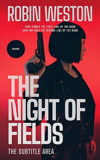 3D mockup of Brick Red #22671 - Premade Mystery & Thriller & Suspense Book Cover | BookCoverZone