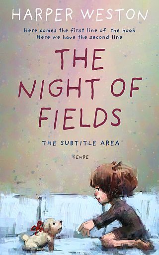 3D mockup of Cotton Seed #22700 - Premade Abstract Book Cover | BookCoverZone