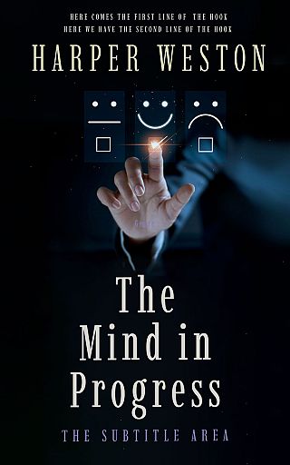 3D mockup of Ebony #22804 - Premade Self-Improvement & Self-Help Book Cover | BookCoverZone
