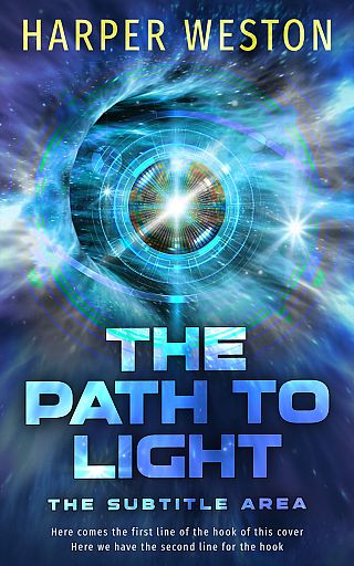 3D mockup of Cloud Burst #23018 - Premade Science Fiction Book Cover | BookCoverZone