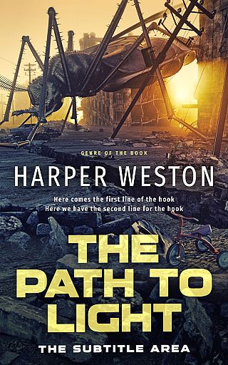 3D mockup of Putty #23022 - Premade Apocalyptica Book Cover | BookCoverZone