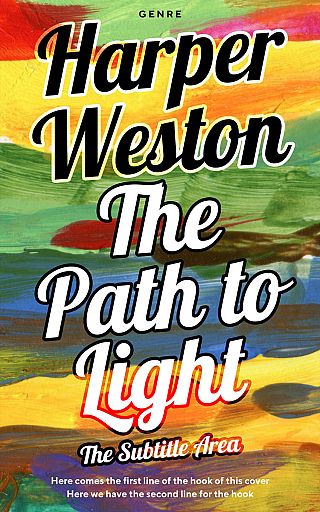 3D mockup of Asparagus #23034 - Premade Abstract Book Cover | BookCoverZone