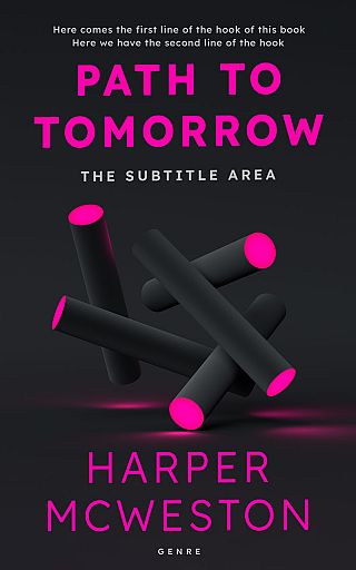 3D mockup of Shark #23189 - Premade Abstract Book Cover | BookCoverZone