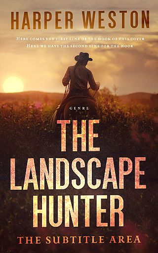 3D mockup of Gold Sand #23283 - Premade Action & Adventure Book Cover | BookCoverZone