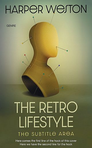 3D mockup of Go Ben #23340 - Premade Abstract Book Cover | BookCoverZone