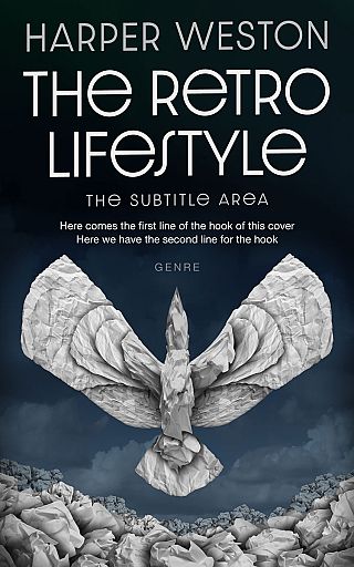 3D mockup of Silver #23348 - Premade Surreal Book Cover | BookCoverZone