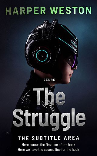 3D mockup of Bunker #23377 - Premade Science Fiction Book Cover | BookCoverZone