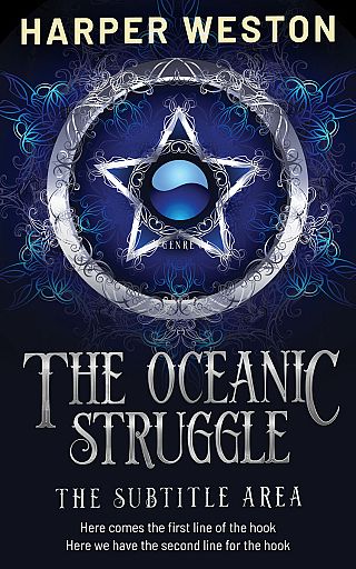 3D mockup of Ebony #23389 - Premade Fantasy Book Cover | BookCoverZone