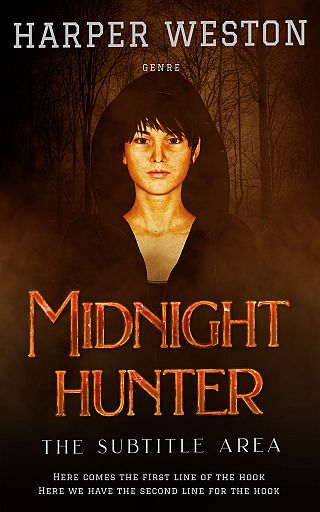 3D mockup of Wood Bark #23425 - Premade Horror Book Cover | BookCoverZone