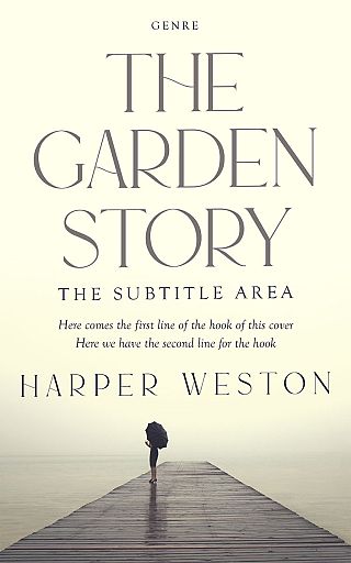 3D mockup of Beige #23536 - Premade Literary Fiction Book Cover | BookCoverZone