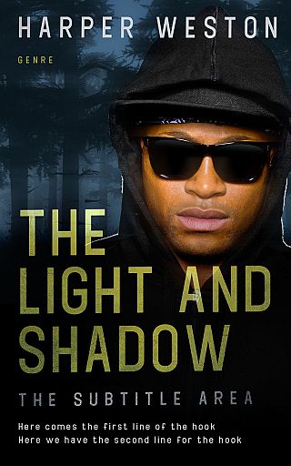 3D mockup of Black #23602 - Premade Mystery & Thriller & Suspense Book Cover | BookCoverZone