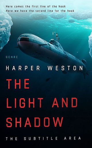 3D mockup of Submarine #23614 - Premade Mystery & Thriller & Suspense Book Cover | BookCoverZone