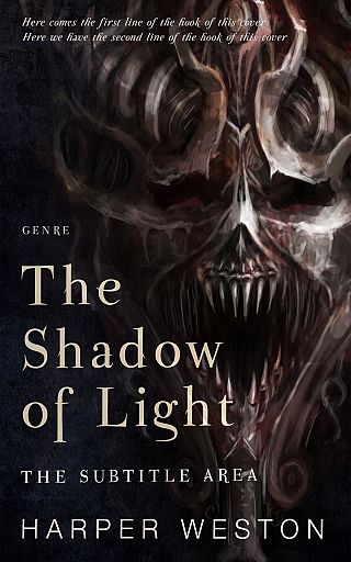 3D mockup of Cod Gray #23706 - Premade Abstract Book Cover | BookCoverZone