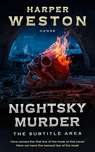 3D mockup of Vulcan #23796 - Premade Apocalyptica Book Cover | BookCoverZone