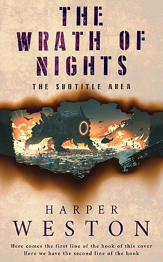 3D mockup of Hampton #23920 - Premade Apocalyptica Book Cover | BookCoverZone