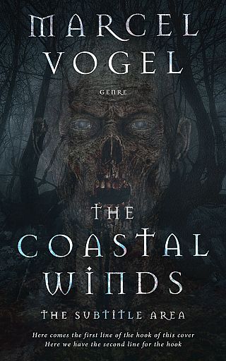 3D mockup of Shark #24282 - Premade Horror Book Cover | BookCoverZone