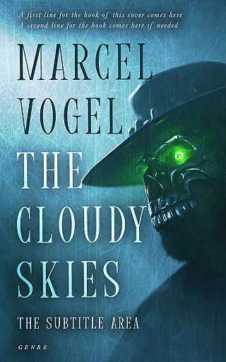 3D mockup of Blue Dianne #24450 - Premade Horror Book Cover | BookCoverZone