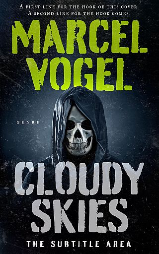 3D mockup of Olive Green #24517 - Premade Horror Book Cover | BookCoverZone