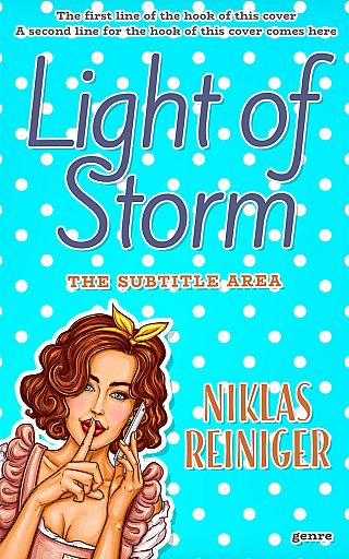 3D mockup of Cyan / Aqua #24666 - Premade Literary Fiction Book Cover | BookCoverZone
