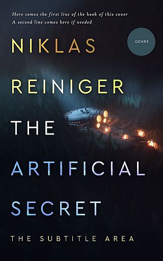3D mockup of Cinder #24869 - Premade Science Fiction Book Cover | BookCoverZone
