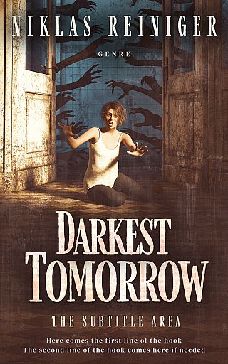 3D mockup of Woody Brown #24899 - Premade Horror Book Cover | BookCoverZone