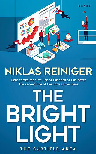 3D mockup of Blue Chill #24934 - Premade Mystery & Thriller & Suspense Book Cover | BookCoverZone