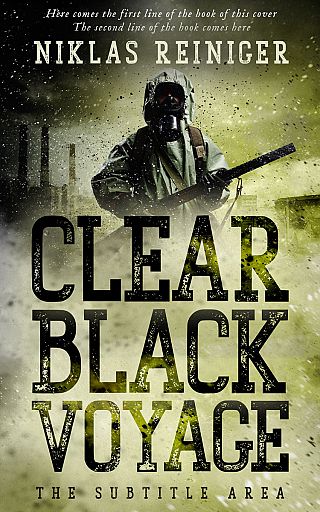 3D mockup of Swamp Green #24955 - Premade Apocalyptica Book Cover | BookCoverZone