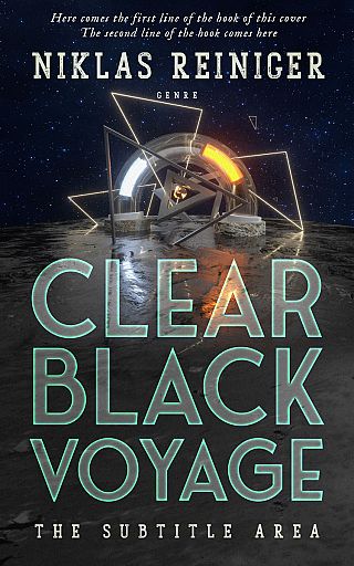 3D mockup of Shark #24992 - Premade Science Fiction Book Cover | BookCoverZone