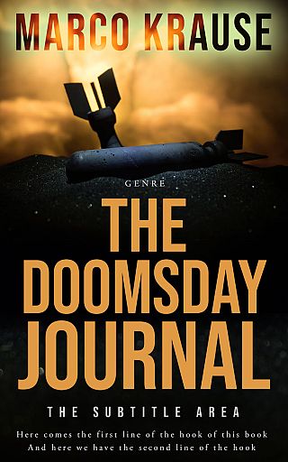 3D mockup of Di Serria #25083 - Premade Apocalyptica Book Cover | BookCoverZone