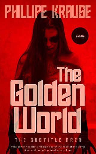 3D mockup of Milano Red #25107 - Premade Horror Book Cover | BookCoverZone