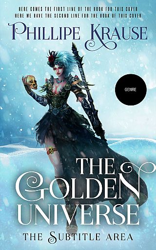 3D mockup of Powder Blue #25151 - Premade Fantasy Book Cover | BookCoverZone