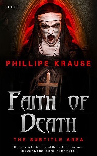 3D mockup of Contessa #25163 - Premade Horror Book Cover | BookCoverZone