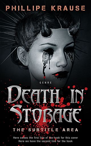 3D mockup of Del Rio #25165 - Premade Horror Book Cover | BookCoverZone