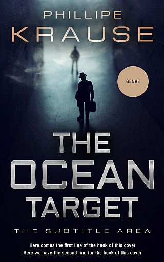 3D mockup of Black #25218 - Premade Mystery & Thriller & Suspense Book Cover | BookCoverZone