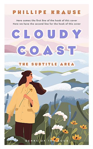 3D mockup of Ebb #25250 - Premade Travel Book Cover | BookCoverZone